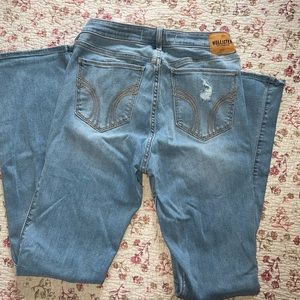 Womens Hollister curvy mid rise boot jeans